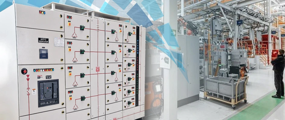 APFC panel (Automatic Power Factor Correction) manufactured by Wisdom Techno Solutions, Vadodara