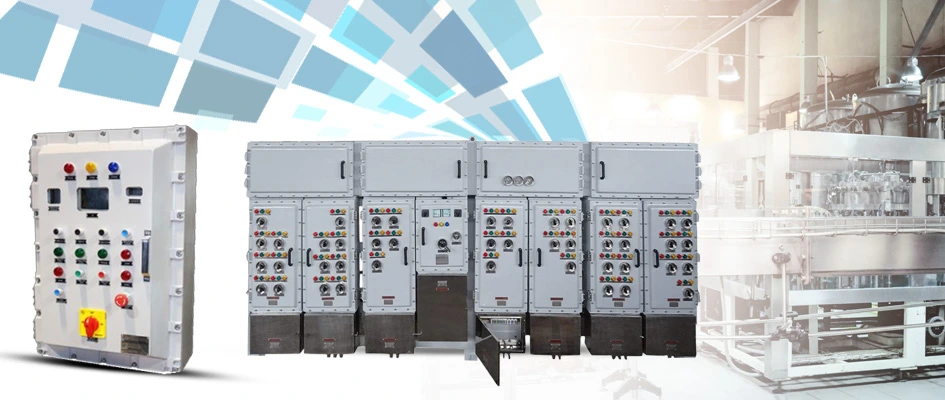 Flameproof explosion-proof panel for hazardous areas manufactured by Wisdom Techno Solutions, Vadodara