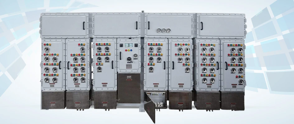 Flameproof explosion-proof panel for hazardous areas manufactured by Wisdom Techno Solutions, Vadodara