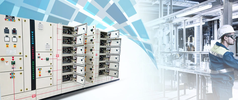 IMCC panel (Intelligent Motor Control Center) manufactured by Wisdom Techno Solutions, Vadodara