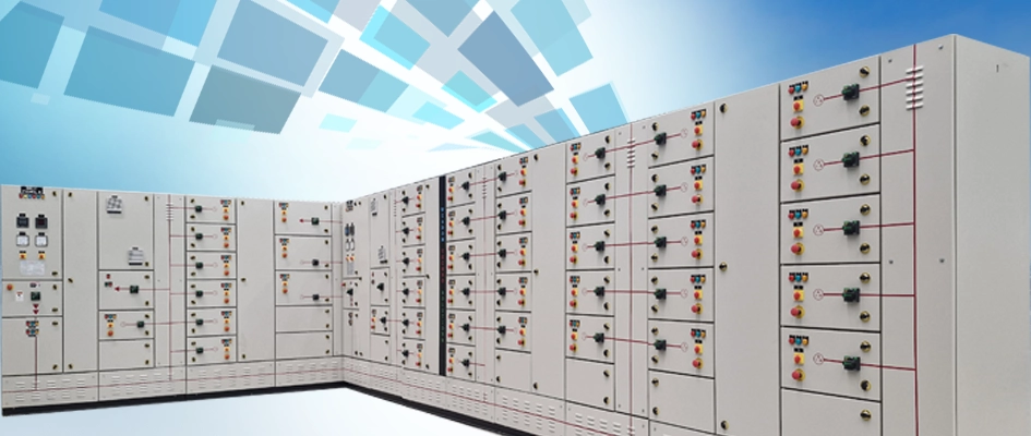 MCC panel (Motor Control Center) manufactured by Wisdom Techno Solutions, Vadodara