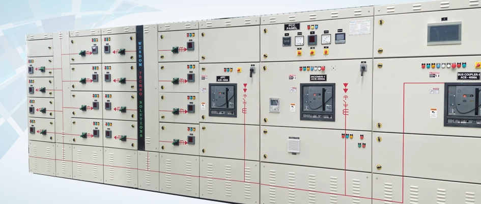 Industrial PCC panel with air circuit breakers by Wisdom Techno Solutions