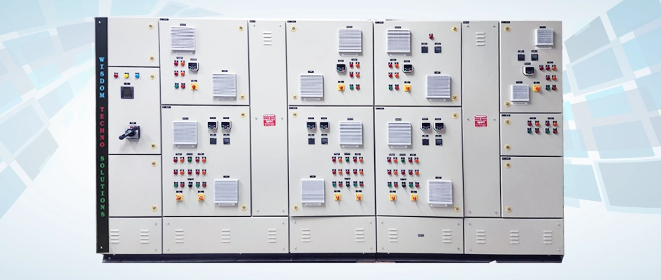 PMCC panel (Power cum Motor Control Center) manufactured by Wisdom Techno Solutions, Vadodara